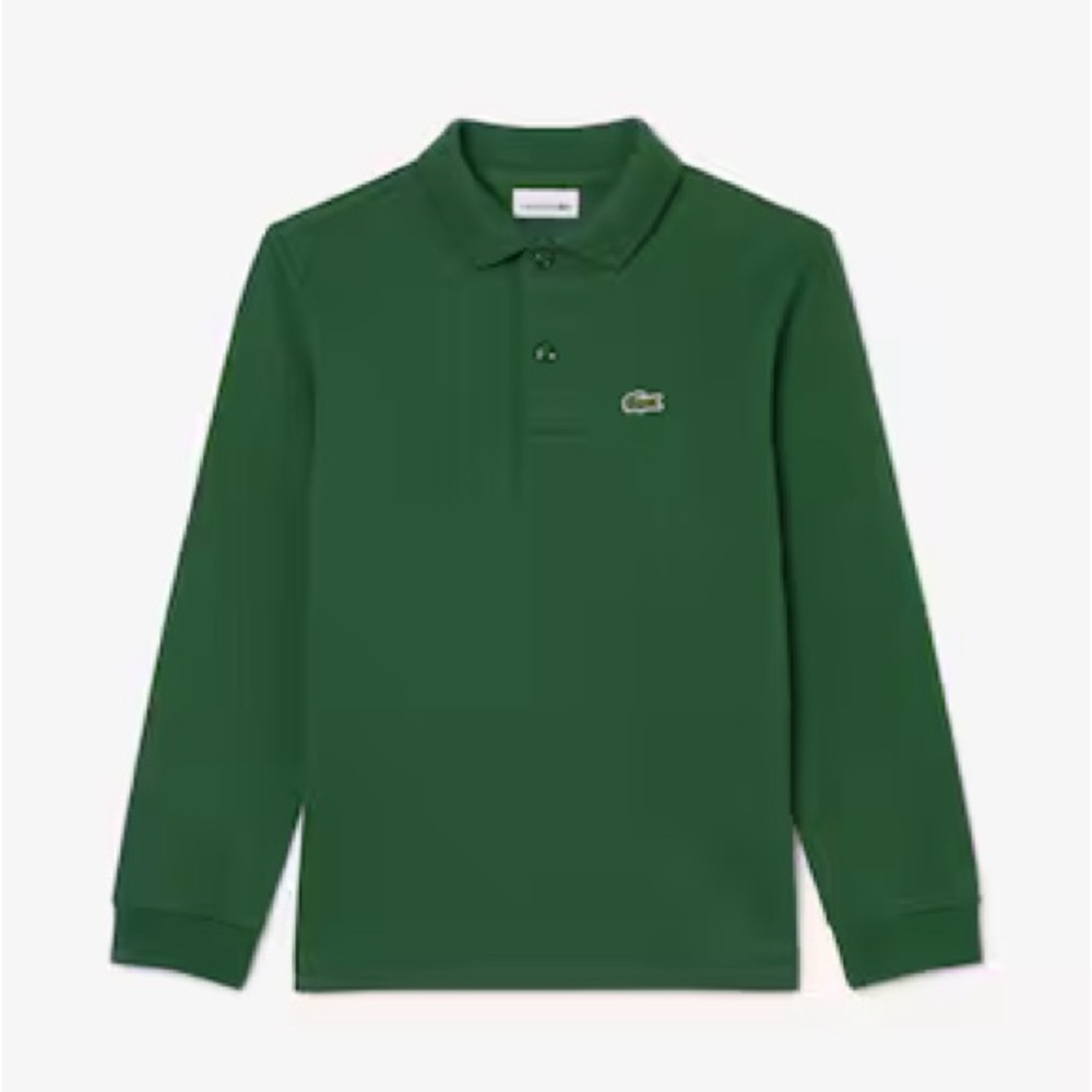 Lacoste Kids' Long Sleeve Petit Piqué Polo